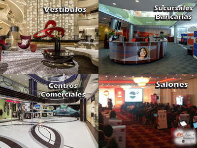 Piso Gráfico de PVC en Sucursales Bancarias, Vestíbulos, Centros Comerciales, Salones | ACPI | AC Plastic Innovations